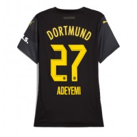 Camiseta Borussia Dortmund Karim Adeyemi #27 Visitante Equipación para mujer 2024-25 manga corta